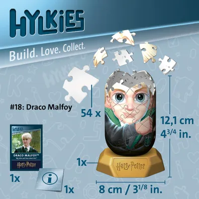 Puzzle 54 el. 3D Hylkies: Draco Malfoy Ravensburger