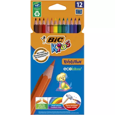 Bic Kredki o��wkowe Kids Evolution 12 szt.