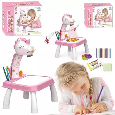 Projektor jednoroec do malowania rowy Leantoys