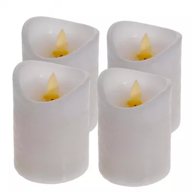 Aroma Di Rogito Komplet �wiec LED z pilotem 4 szt.