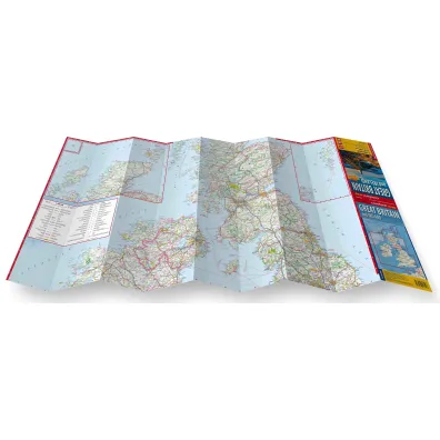 Wielka Brytania i Irlandia Great Britain and Ireland laminowana mapa samochodowo-turystyczna 1:950 000
