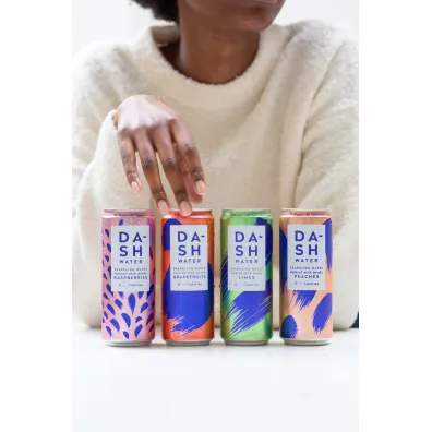 Da-sh Water Woda gazowana Limonka zestaw 6 x 330 ml