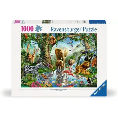 Puzzle 1000 el. Przygoda w d�ungli Ravensburger