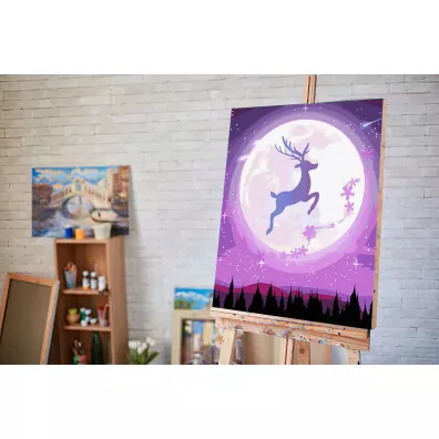 Twoje Hobby Malowanie po numerach - Bajkowy jele� 40x50cm