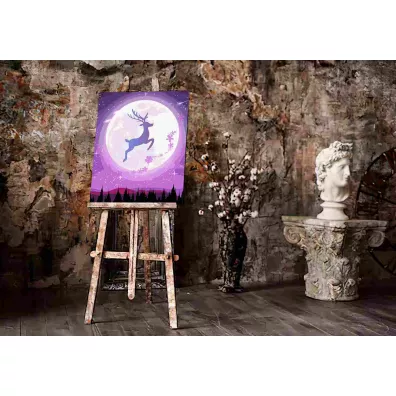 Twoje Hobby Malowanie po numerach - Bajkowy jele� 40x50cm