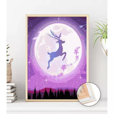 Twoje Hobby Malowanie po numerach - Bajkowy jele� 40x50cm