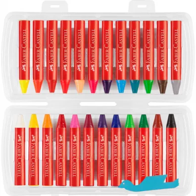 Faber-Castell Kredki woskowe tr�jk�tne 24 szt.