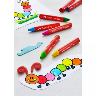 Faber-Castell Kredki woskowe tr�jk�tne 24 szt.