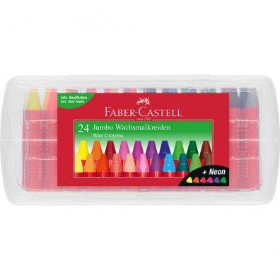 Faber-Castell Kredki woskowe trjktne 24 kolory