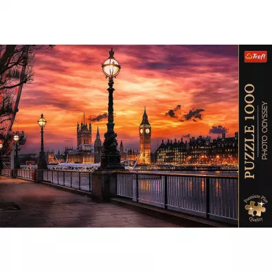 Puzzle 1000 el. Premium Plus Quality Photo Odyssey: Big Ben, Londyn Trefl