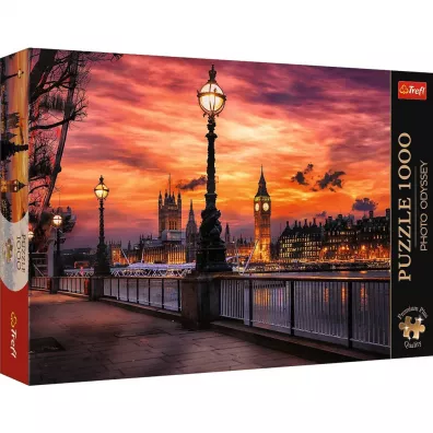 Puzzle 1000 el. Premium Plus Quality Photo Odyssey: Big Ben, Londyn Trefl
