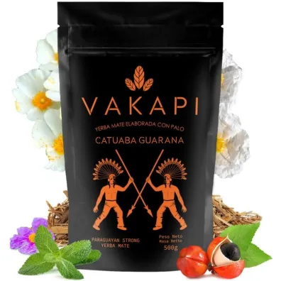 Vakapi Yerba Mate Catuaba Guarana 500 g