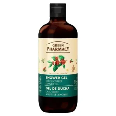 Green Pharmacy Multi Zielona kawa i Olejek imbirowy �el pod prysznic 500 ml