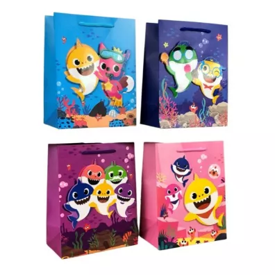 W&k Torebka upominkowa 3D brokatowe JYWK 053 L