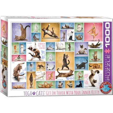 Puzzle 1000 el. Joga koty Eurographics