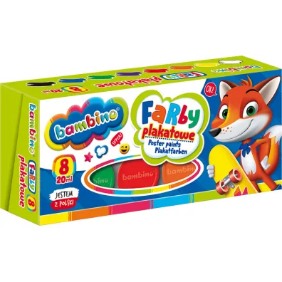St. Majewski Farby plakatowe Bambino 8x20ml