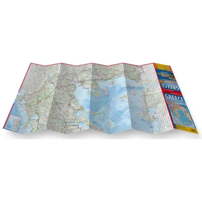 Grecja laminowana mapa samochodowo-turystyczna 1:750 000