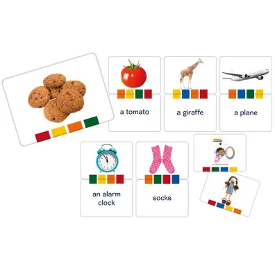 Gra English words - j�zykowe karty edukacyjne ADAMIGO 8056