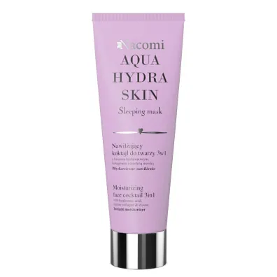 Nacomi Aqua Hydra Skin Moisturizing Face Cocktail 3in1 nawil�aj�cy koktajl do twarzy 3w1 85 ml