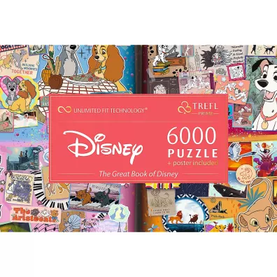 Puzzle 6000 el. Disney Magical Book of Fairytales Trefl