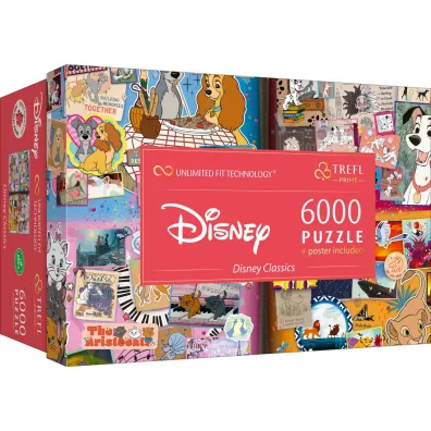 Puzzle 6000 el. Disney Magical Book of Fairytales Trefl