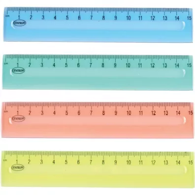 Centrum Linijka plastikowa 15 cm