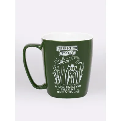Nadwyraz.com Kubek ceramiczny zielony Chrz�szcz brzmi...