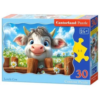 Puzzle 30 el. Lovely Cow Castorland