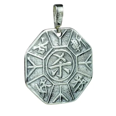Sotis Amulet Bagua, oksydowany Ag925, 6,5g