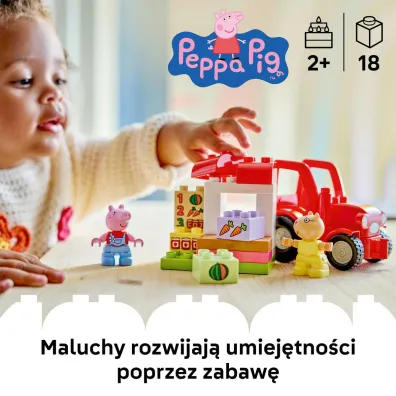 LEGO DUPLO Peppa Pig Ci�gnik i rynek 10468