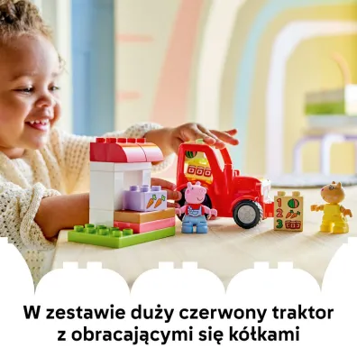 LEGO DUPLO Peppa Pig Ci�gnik i rynek 10468