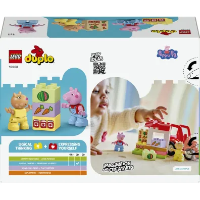 LEGO DUPLO Peppa Pig Ci�gnik i rynek 10468