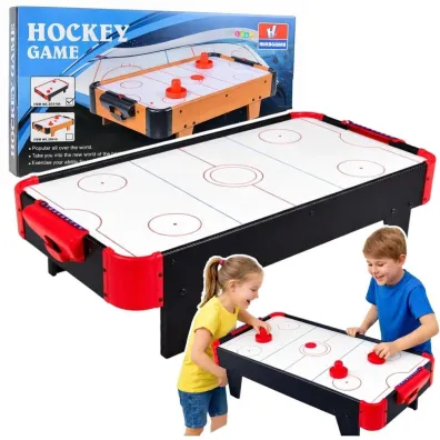 Mini st� air hockey sto�owy czarny LeanToys