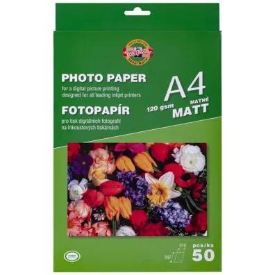 Koh-I-Noor Papier foto A4 120g mat.50ark