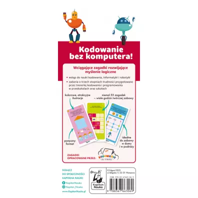Kapitan Nauka. Koduj z robotami. Zagadki obrazkowe 5-7 lat
