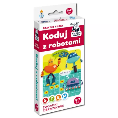 Kapitan Nauka. Koduj z robotami. Zagadki obrazkowe 5-7 lat