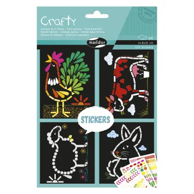 Zestaw kreatywny Crafty Zwierz�ta gospodarskie Avenue Mandarine