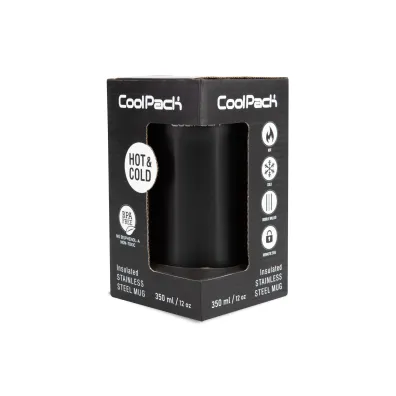 Patio Kubek termiczny Coolpack Coffee Mug Tom Black 350 ml