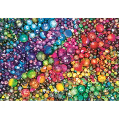Puzzle 1000 el. Compact Colorboom Marbles Clementoni
