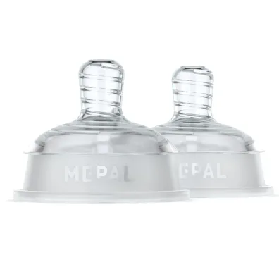 Mepal Smoczek do karmienia niemowlt z powolnym przepywem Mio 108062053100 2 szt.