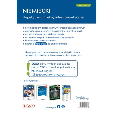 Niemiecki. Repetytorium leksykalno-tematyczne A2-B1