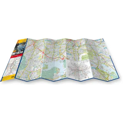 Berlin city street map 1:15 000 laminat 2024