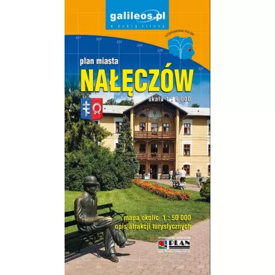 Na��cz�w - plan miasta i mapa okolicy
