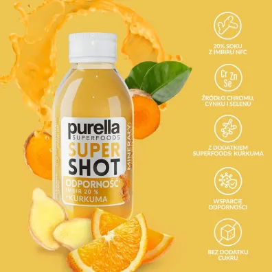 Purella Super Shot Odporno�� imbir + kurkuma 100 ml