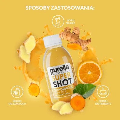 Purella Super Shot Odporno�� imbir + kurkuma 100 ml