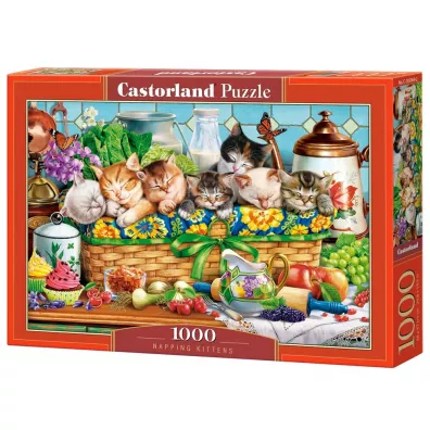 Puzzle 1000 el. Napping Kittens Castorland