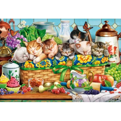 Puzzle 1000 el. Napping Kittens Castorland