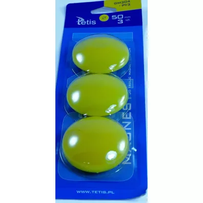 Tetis Magnesy do tablic okrge te 3 szt.