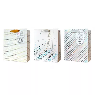 Kukartka Torebka ozdobna QPM �lub (17,7x9,8x22,8cm) mix