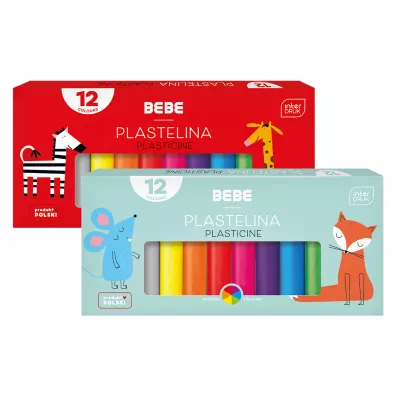 Interdruk Plastelina BEBE Friends 12 szt.